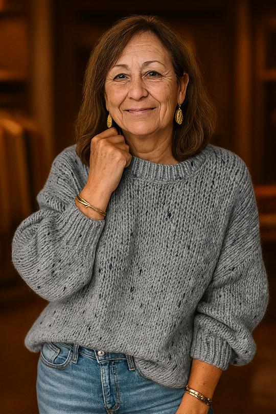 Veronica - Pull Tricoté Texturé Et Douillet