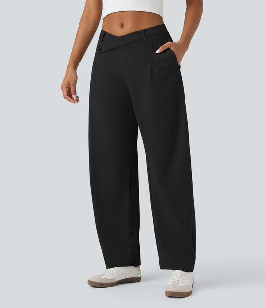 Luciellé -Pantalon á Ceinture Croisée