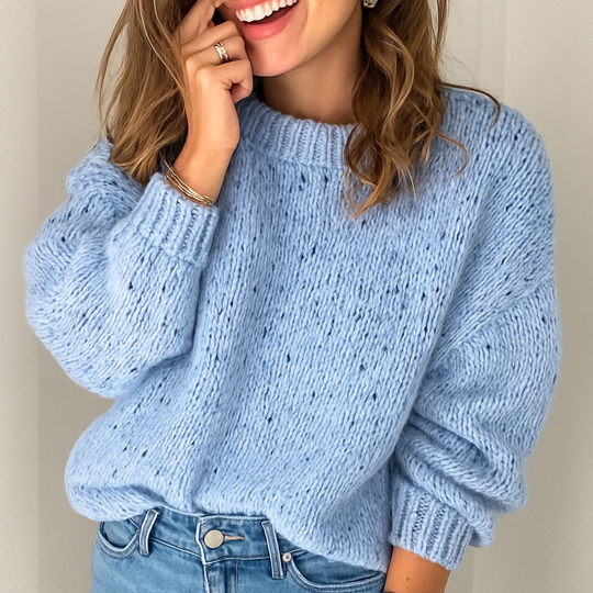 Veronica - Pull Tricoté Texturé Et Douillet