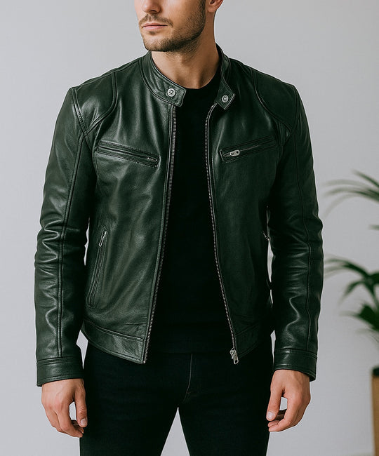 Diego - Veste décontractée en cuir