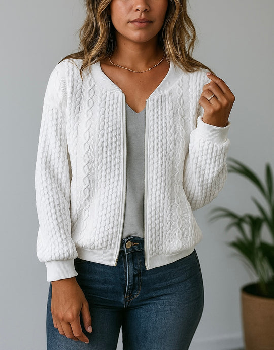 Éloïse - Gilet Légèreté Ivoire