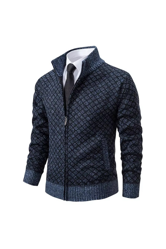 Harald - Cardigan Zippé en Maille