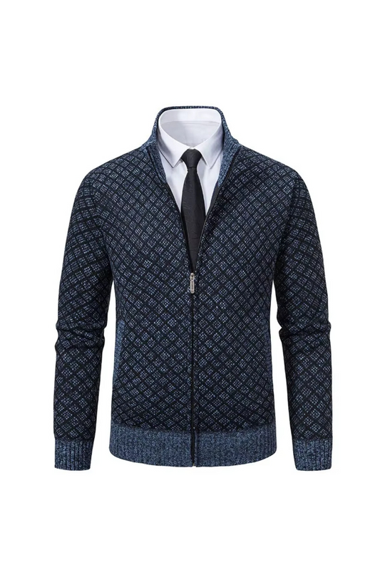 Harald - Cardigan Zippé en Maille