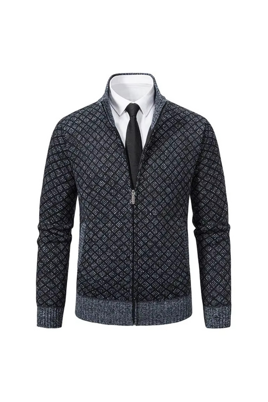 Harald - Cardigan Zippé en Maille