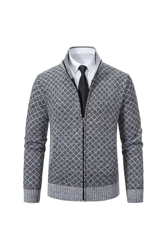 Harald - Cardigan Zippé en Maille