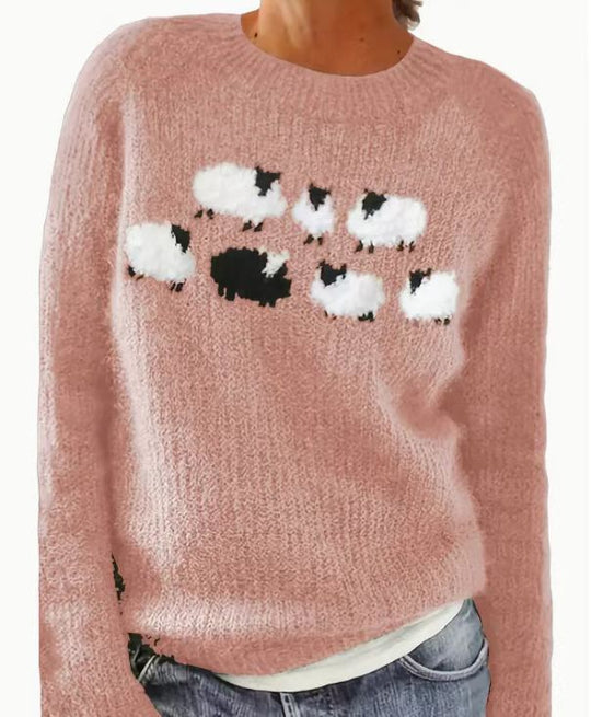 Nina - Pull Tricoté Vintage