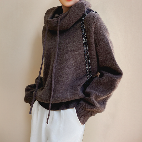 Lia - Pull élégant à col roulé