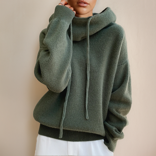 Lia - Pull élégant à col roulé