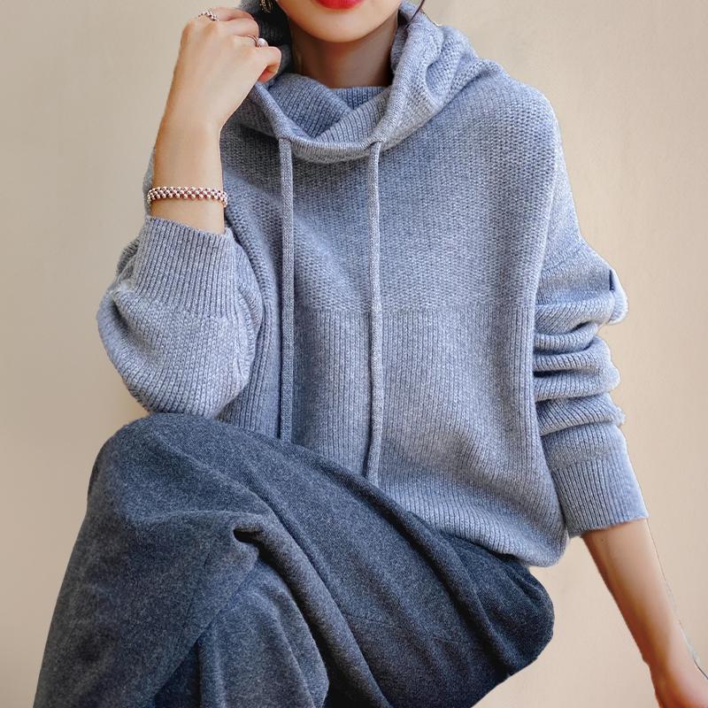 Lia - Pull élégant à col roulé