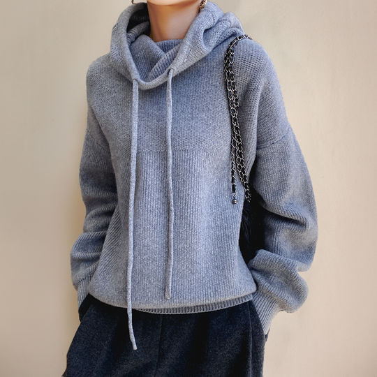 Lia - Pull élégant à col roulé