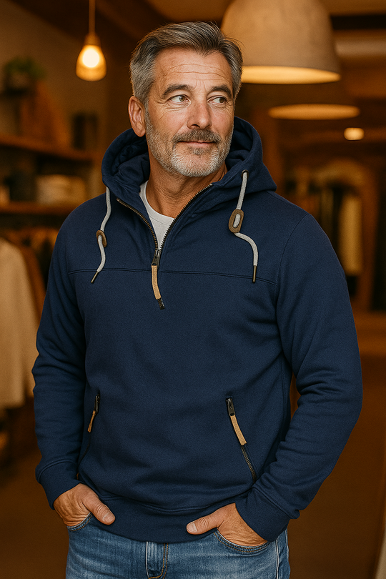 Mohinder - Sweat à capuche à manches longues