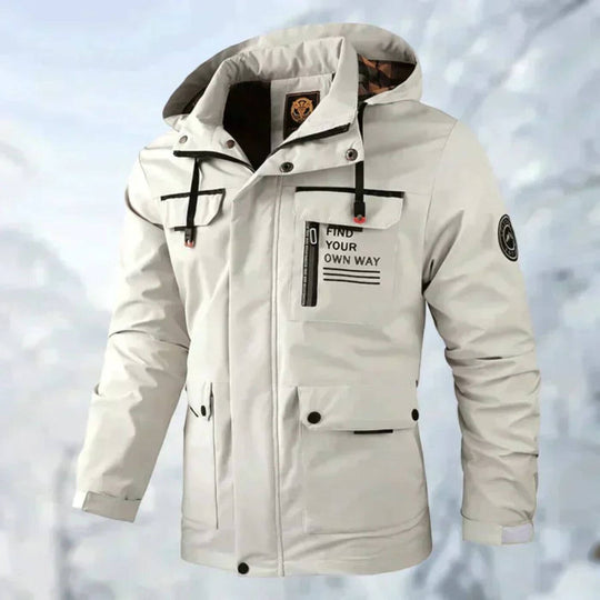 Nicolas - Parka Imperméable Blanche