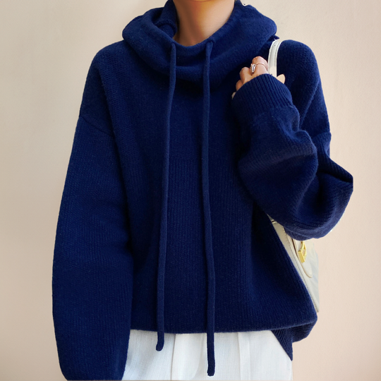 Lia - Pull élégant à col roulé