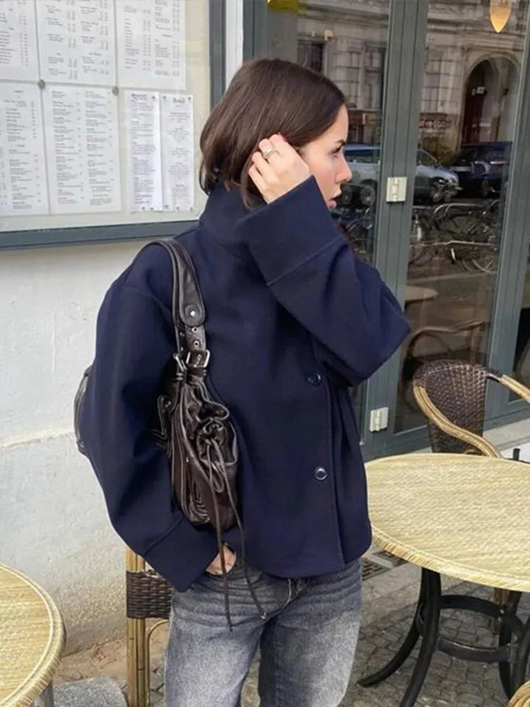 Rosalia - Manteau Élégant Avec Col