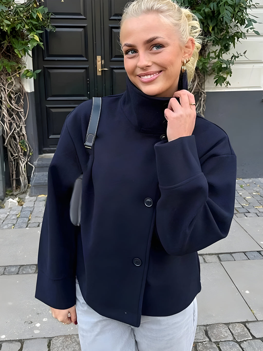 Rosalia - Manteau Élégant Avec Col